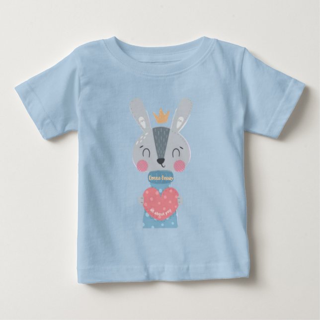 Camiseta Infantil Queen Bunny (Frente)