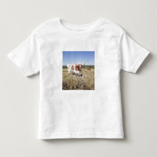 Camiseta Infantil Raça de Texas Longhorn (foto)