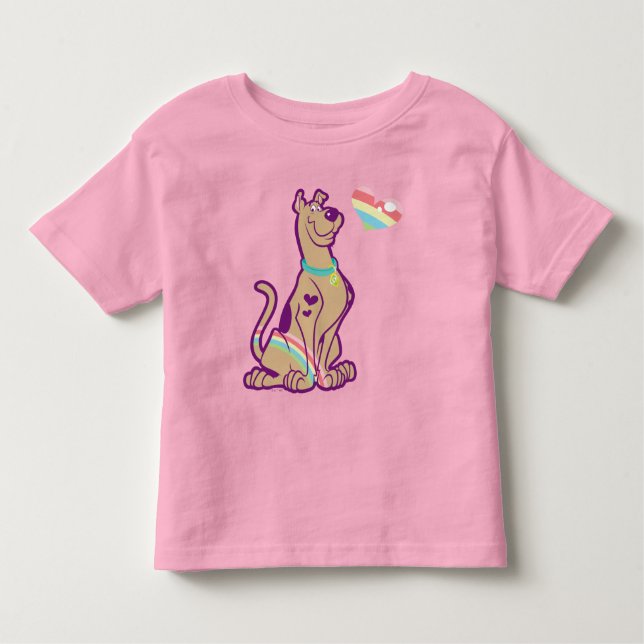 Camiseta Infantil Rainbow Scooby-Doo (Frente)