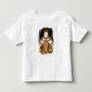 Camiseta Infantil Rainha Elizabeth mim em vestes da coroação