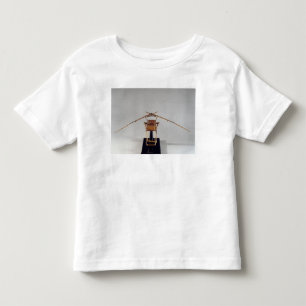 Camiseta Infantil Reconstrução modelo do design de da Vinci