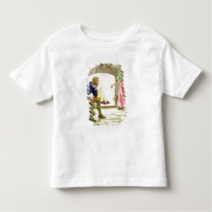 Camiseta Infantil Rei Alfred (849-99) que queima os bolos, 'da