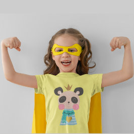 Camiseta Infantil Rei Panda