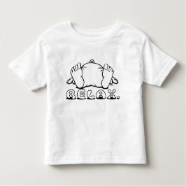 Camiseta Infantil Relaxe os miúdos T