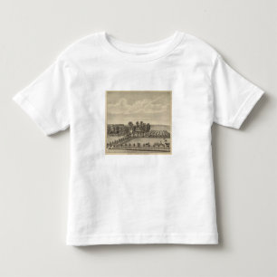 Camiseta Infantil Residência de Evans, Topeka, Kansas
