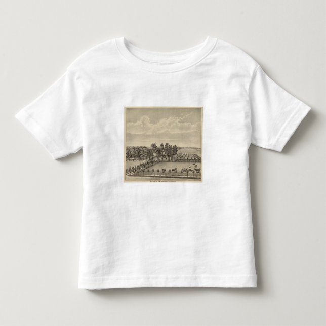 Camiseta Infantil Residência de Evans, Topeka, Kansas (Frente)
