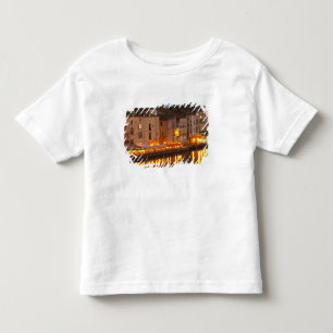 Camiseta Infantil Restaurantes ao longo do rio Herault. L'Herault