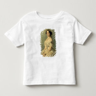 Camiseta Infantil Retrato da Princesa de Baden, 1856