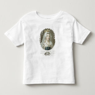 Camiseta Infantil Retrato de 1185-1252) engrav de Blanche de