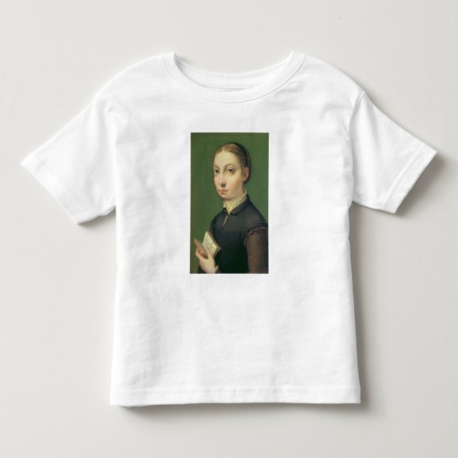 Camiseta Infantil Retrato de auto, 1554 (Frente)