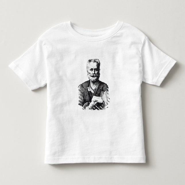 Camiseta Infantil Retrato de auto, 1729 (Frente)