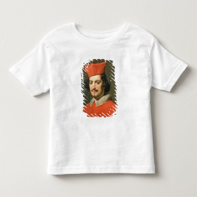 Camiseta Infantil Retrato de Camillo cardinal Astali Pamphili (Frente)