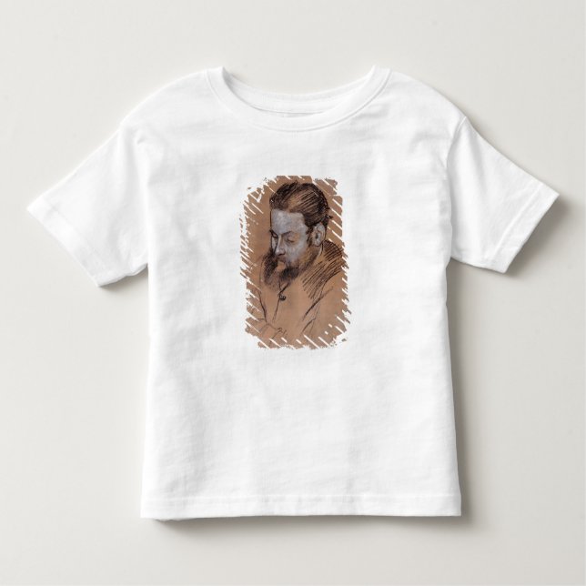 Camiseta Infantil Retrato de Edgar Degas | de Diego Martelli (Frente)