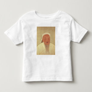 Camiseta Infantil Retrato de Genghis Khan , Mongol Khan