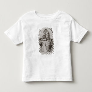 Camiseta Infantil Retrato de Inigo Jones (1573-1652) gravado perto