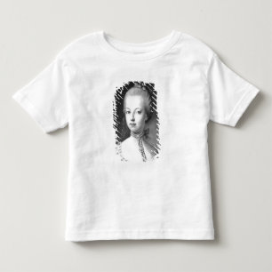 Camiseta Infantil Retrato de Marie-Antoinette de Habsburgo