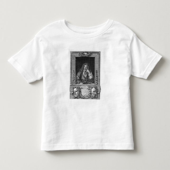 Camiseta Infantil Retrato de Moliere (Frente)