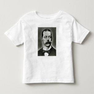 Camiseta Infantil Retrato de Randolph Churchill