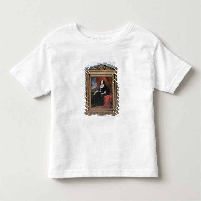 Camiseta Infantil Retrato do duque grande Cosimo III (óleo no canv (Frente)