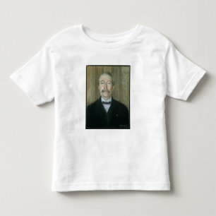 Camiseta Infantil Retrato do patriarca (pastel no papel)