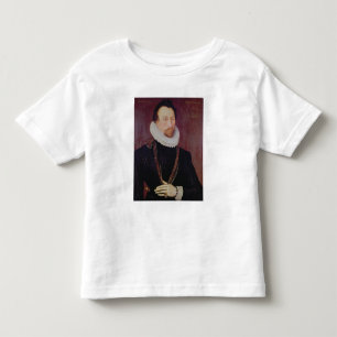 Camiseta Infantil Retrato do senhor John Hawkins 1581