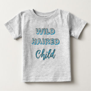 Camiseta Infantil Retrô de Cabelo Selvagem