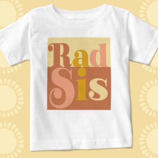 Camiseta Infantil Retro Irmã Radical