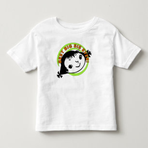 Camiseta Infantil Retro Melhor Sis Grande Nunca