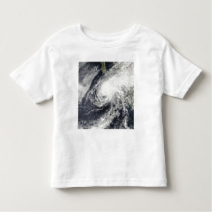 Camiseta Infantil Rick de tempestade tropical se aproximando do Méxi
