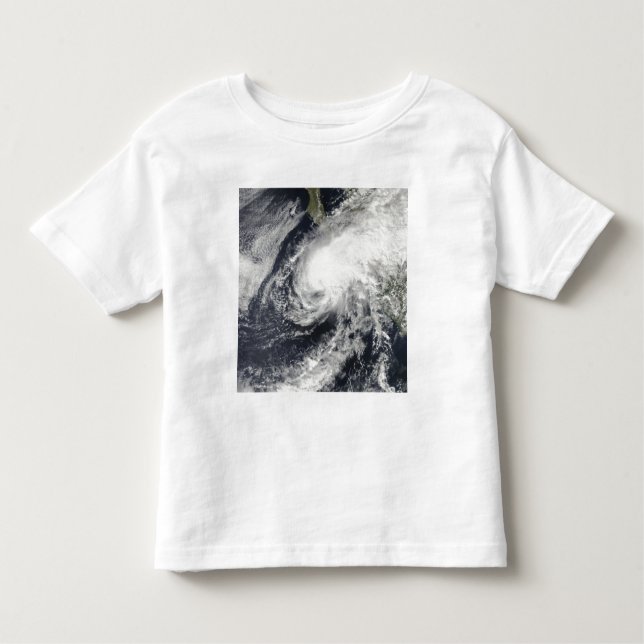 Camiseta Infantil Rick de tempestade tropical se aproximando do Méxi (Frente)