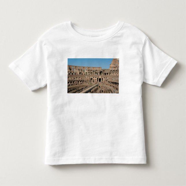 Camiseta Infantil Roman Art. The Colosseum ou Flavian 6 (Frente)