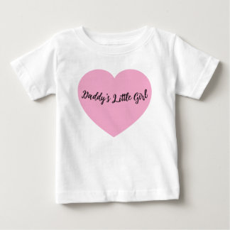 Camiseta Infantil Rosa Coração de Menina Bebê e Cr