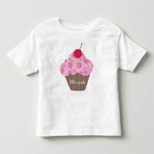Camiseta Infantil ROUPAS DE TODLER: cupcake doce