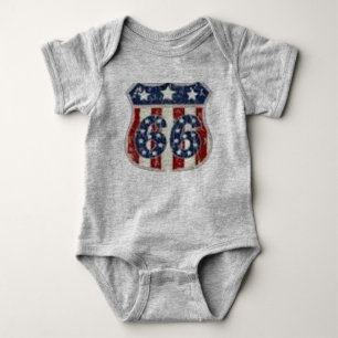 Camiseta Infantil Route 66 Vintage Americana Shiel