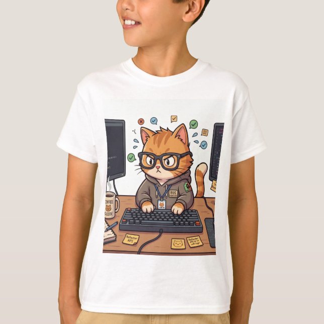 Camiseta Infantil Royal Cat (Frente)