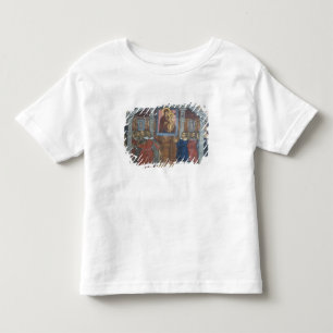 Camiseta Infantil Rússia, Yaroslavl, fresco na Catedral das Ruas.