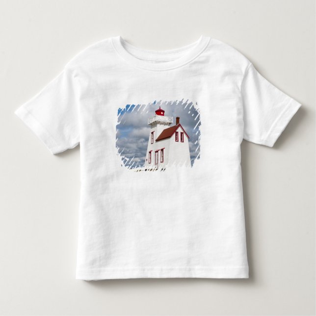 Camiseta Infantil Rustico Harbour, Ilha do Príncipe Edward. (Frente)