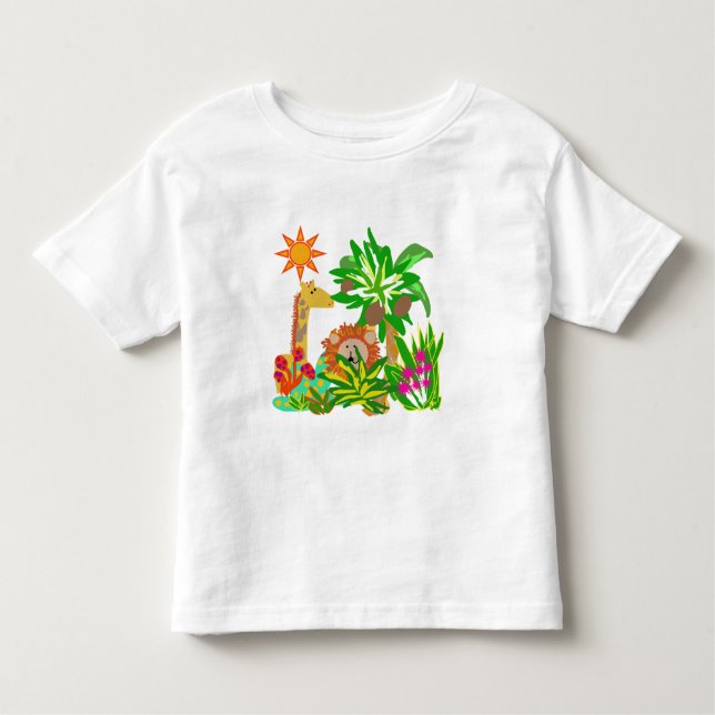 Camiseta Infantil Safari de selva (Frente)