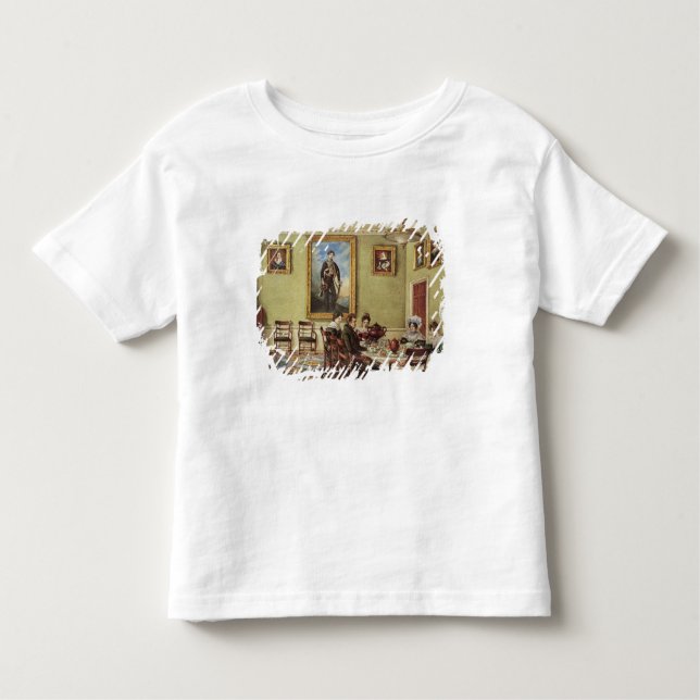 Camiseta Infantil Sala de jantar em Langton Salão (Frente)