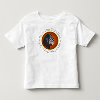 Camiseta Infantil Salvar os gorila