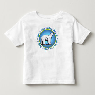 Camiseta Infantil Salvar os ursos polares
