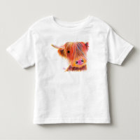 Scottish Highland Cow ' SWEET SATSUMA' por Shirley