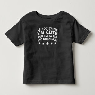 Camiseta Infantil Se você pensa que eu sou bonito você conseguiu v
