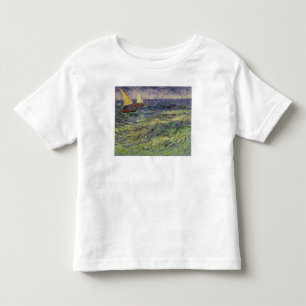 Camiseta Infantil Seascape de Vincent van Gogh em Saintes-Maries