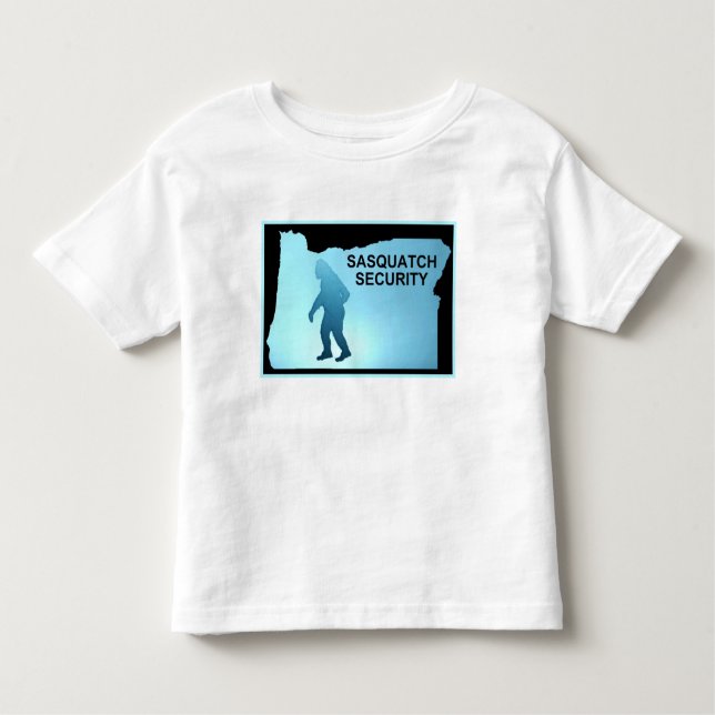 Camiseta Infantil Segurança Sasquatch - Oregon (Frente)