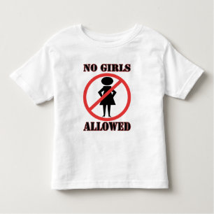 Camiseta Infantil Sem Meninas Permitidas