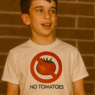 Camiseta Infantil 'Sem Tomates'