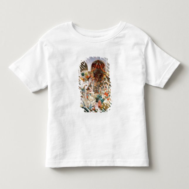 Camiseta Infantil Sevilha (óleo na canvas) (Frente)