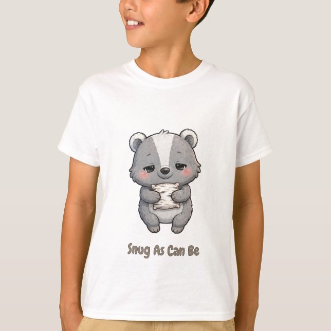 Camiseta Infantil Snug As Can Be (Frente)