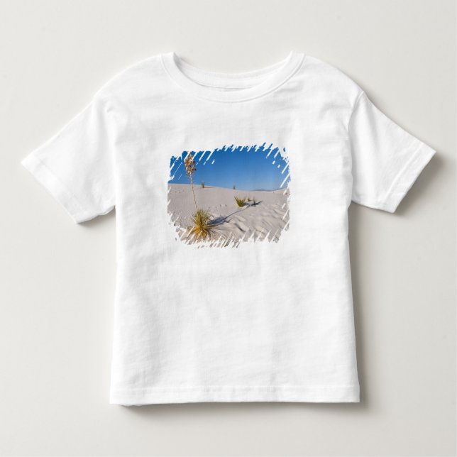 Camiseta Infantil Soaptree Yucca, longa sombra, dunas transversais (Frente)